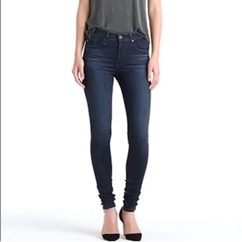 Women’s Dark Blue Skinny Jeans - Classic High-Rise